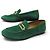 Hermès SCARPE HERMES MOCASSINI COLETTE H221157Z 36.5 CAPRA VELLUTO VERDE