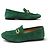 Hermès SCARPE HERMES MOCASSINI COLETTE H221157Z 36.5 CAPRA VELLUTO VERDE - vista 3