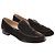 Mocassini Slip-On Gianvito Rossi in velluto olive Verde Verde oliva - vista 3