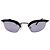 Occhiali da sole Prada Cat-Eye in metallo viola Porpora