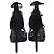 Sandali gladiatore Versace in camoscio nero con cristalli - vista 5