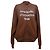 Bomber Acne Studios con estampado gráfico en algodón naranja óxido