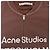 Bomber Acne Studios con estampado gráfico en algodón naranja óxido - vista 5