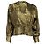 Joie Nadeen Bluse aus metallicgoldem Polyester Golden