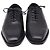 Salvatore Ferragamo Lace-Up Oxford Shoes in Black Leather - view 2