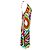 Vestido curto estampado com gola halter Emilio Pucci em rayon multicolorido Multicor - vista 2