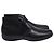 Prada Toblach Leather Chukka Boots in Black Leather