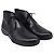 Prada Toblach Leather Chukka Boots in Black Leather - view 3
