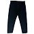 Jeans a gamba dritta in cotone nero con placca logo Prada