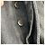 Jeans a gamba dritta in cotone nero con placca logo Prada - vista 7