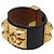 Bracciale Hermès Collier De Chien in pelle di vitello nera Nero - vista 2