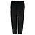 Pantaloni a gamba dritta Giorgio Armani in cotone nero
