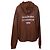 Acne Studios Kapuzenpullover mit Rundhalsausschnitt aus brauner Baumwolle - Ansicht 3