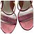 Rene Caovilla Sandali compensati René Caovilla Cleo Tropical Wrap in paillettes rosa - vista 9