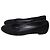 Ballerine con punta rotonda Manolo Blahnik in camoscio nero - vista 4