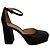 Escarpins à plateforme Basette Gianvito Rossi en cuir noir
