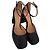 Escarpins à plateforme Basette Gianvito Rossi en cuir noir - vue 5