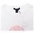 Crop Top de algodón blanco con logo Louis Vuitton - vista 4