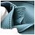 Céline Celine Tri-Fold Grained Calfskin Medium Blu - vista 4