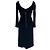 Abito midi a maniche lunghe Dolce & Gabbana in rayon nero - vista 2