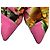 MSGM Floral Ruffle Slingback Kitten Heels in Multicolor Satin Multiple colors - view 10