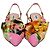 MSGM Floral Ruffle Slingback Kitten Heels in Multicolor Satin Multiple colors - view 2