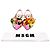MSGM Floral Ruffle Slingback Kitten Heels in Multicolor Satin Multiple colors - view 6