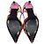 MSGM Floral Ruffle Slingback Kitten Heels in Multicolor Satin Multiple colors - view 8