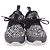 Sneakers slip-on Moncler Meline in nylon nero - vista 2