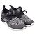 Sneakers slip-on Moncler Meline in nylon nero - vista 3