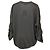 Brunello Cucinelli drapierter Cardigan aus grauer Seide - Ansicht 3