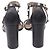 Sandali con tacco Rockstud T-Strap Valentino Garavani in pelle nera Nero - vista 5