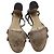 Sandali con tacco Rockstud T-Strap Valentino Garavani in pelle nera Nero - vista 8