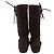 Stivali UGG Desoto Tall Fringed in camoscio marrone - vista 5