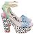 Sandálias de plataforma Sophia Webster Jade Malibu em PVC multicolorido Multicor