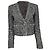Blazer Isabel Marant Gwendoline de tweed en acrílico negro Gris - vista 10