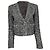 Blazer Isabel Marant Gwendoline de tweed en acrílico negro Gris - vista 9