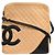 Borsa a tracolla Chanel Cambon in pelle di vitello Beige