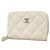 Monedero Chanel Matelassé de piel caviar Blanco
