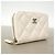 Monedero Chanel Matelassé de piel caviar Blanco - vista 2