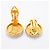 Orecchini a clip Chanel placcati oro D'oro - vista 3