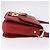 Miu Miu Sac à épaule en cuir rouge or - vue 4