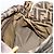 FENDI Zucca Canvas Mamma Baguette Shoulder Bag Brown Black - vista 17