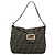 FENDI Zucca Canvas Mamma Baguette Shoulder Bag Brown Black - vista 2