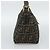 FENDI Zucca Canvas Mamma Baguette Shoulder Bag Brown Black - vista 4