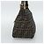 FENDI Zucca Canvas Mamma Baguette Shoulder Bag Brown Black - vista 5