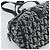 Christian Dior Trotter Canvas Boston Bag Black Silver - vista 11