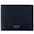 Salvatore Ferragamo Portafoglio Monogramma Logo Print Blu Scuro Navy Nero