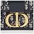 Dior Borsa a catena Montaigne Oblique Jacquard Blue - vista 3