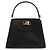 Salvatore Ferragamo Studio Box Bag Gold Logo Schwarz